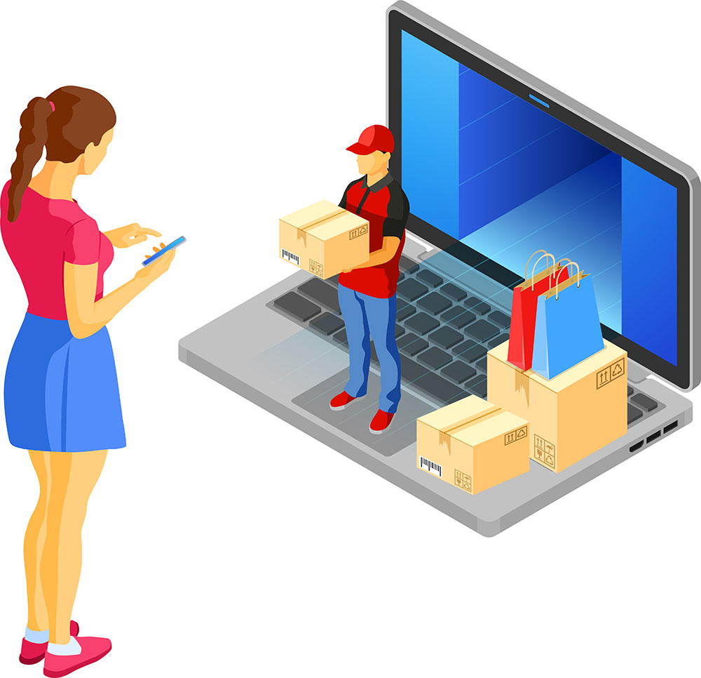 e-commerce product delivery module